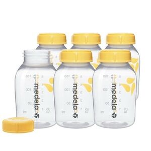 Set of 6 Medela Breast Milk Collection & Storage Set NEW